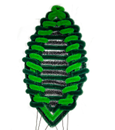 Фоны для ритуальных венков - искусственные материалы