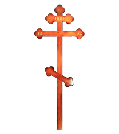 Крест Клевер коричневый с символикой и без