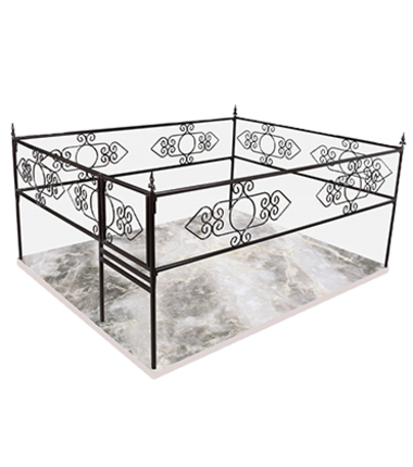 Ограда ритуальная Дружба для оформления захоронений