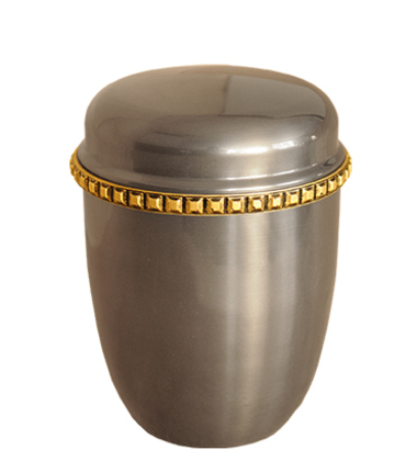 Урна для праха пластиковая и металлическая для захоронения
