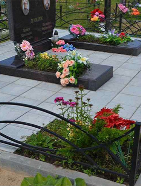 Благоустройство могил в Новокузнецке услуги по уходу за захоронением